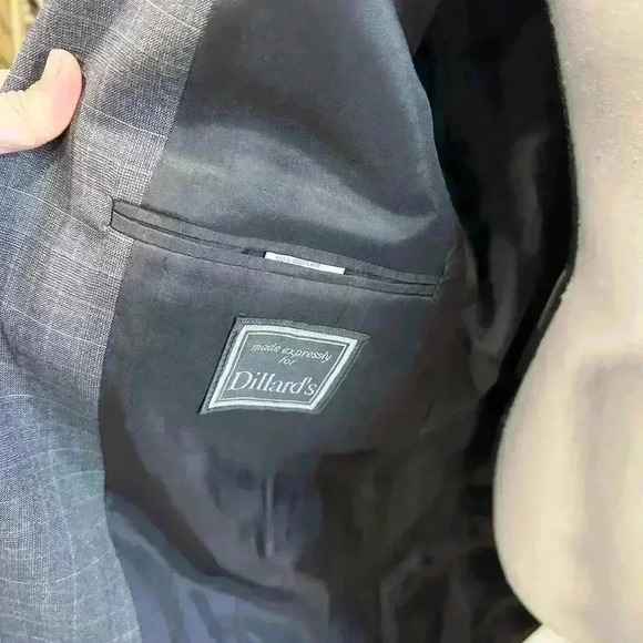 100% Wool Polo Ralph Ralph Lauren Woolmark Gray Mens Size 42R Jacket Blazer - Picture 5 of 7